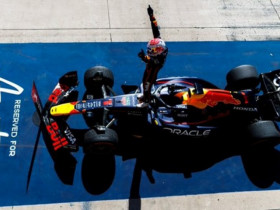 Đua xe F1, thống kê US GP: Verstappen 'hụt' chiến thắng Grand Slam, 