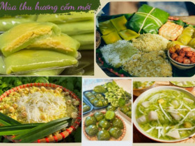 Món ngon từ cốm làm say lòng người mỗi độ thu sang