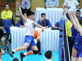 Đặng Hồng tái xuất ở giải bóng chuyền hạng A, giúp CLB thắng theo cách riêng