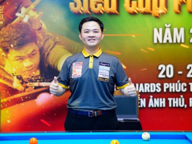 Bao Phương Vinh thắng kịch tính “thợ săn tiền thưởng bi-a”, vào tứ kết Siêu Cúp
