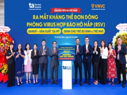 Thông tin doanh nghiệp - VNVC - Tâm Anh phối hợp triển khai tiêm kháng thể đơn dòng phòng virus hợp bào hô hấp RSV cho trẻ từ 1 ngày tuổi
