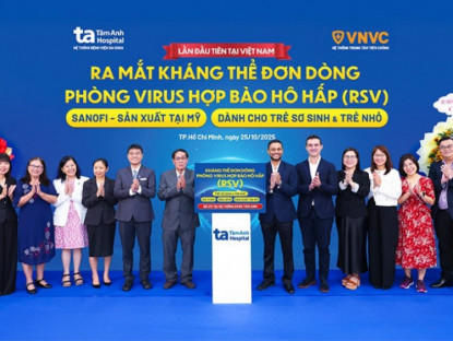 Thông tin doanh nghiệp - VNVC - Tâm Anh phối hợp triển khai tiêm kháng thể đơn dòng phòng virus hợp bào hô hấp RSV cho trẻ từ 1 ngày tuổi