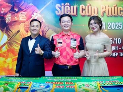 Thể thao - Bao Phương Vinh giành “mưa” giải thưởng bi-a, nhận quà đặc biệt tại Siêu Cúp