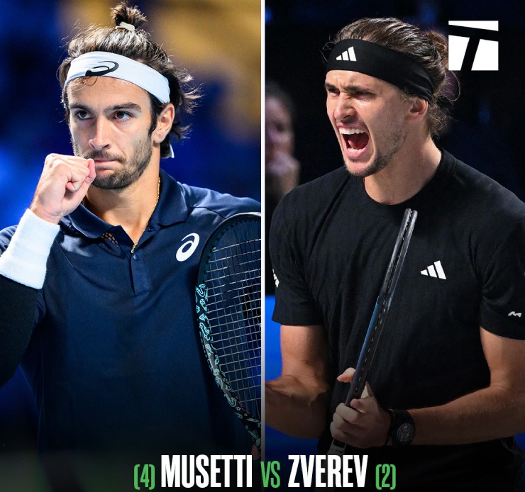 Tennis đỉnh cao ATP 500: Sinner kịch chiến De Minaur, Musetti "làm khổ" Zverev - 2