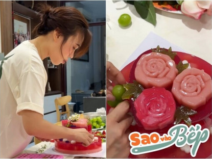 Gia đình - Đâu chỉ hát hay, Mỹ Tâm còn khéo tay và là người con có hiếu, làm bánh đẹp lung linh tặng mẹ ruột