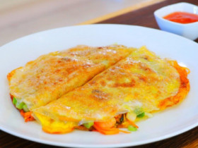 Cách làm bánh tráng nướng giòn tan bằng chảo