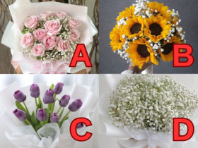 Chọn bó hoa hợp gu bạn nhất sẽ tiết lộ thời điểm em bé đến với bạn