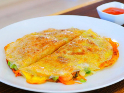 Ẩm thực - Cách làm bánh tráng nướng giòn tan bằng chảo