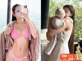 Hot girl khoe sắc bên cầu thủ Xuân Son là mẹ một con nóng bỏng, bước xuống bàn đẻ dáng vẫn mướt rượt