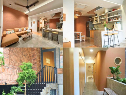 Gia đình - 10 năm rời Bắc vào Nam lập nghiệp, cặp vợ chồng 8X xây căn nhà 4 tầng, kết hợp phong cách hiện đại truyền thống cực đẹp