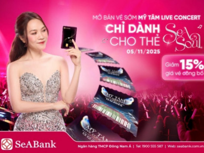 Thông tin doanh nghiệp - Sức hút thẻ SeASoul trước thềm Mỹ Tâm Live Concert 2025 - See The Light