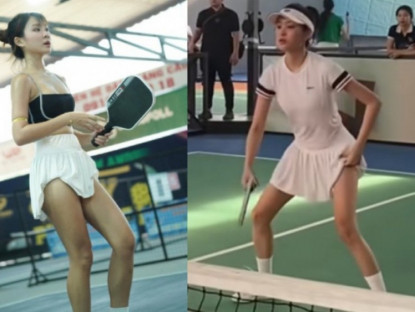 Thể thao - Hot girl "vén váy" gây sốt pickleball, phong cách nổi bật từ Việt Nam đến quốc tế