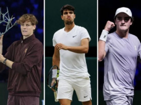 Sinner tạm vượt Alcaraz 1 tuần, Fonseca - Bublik chạm đỉnh cao (Bảng xếp hạng tennis 3/11)