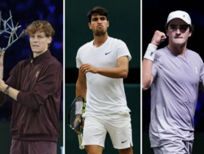 Thể thao - Sinner tạm vượt Alcaraz 1 tuần, Fonseca - Bublik chạm đỉnh cao (Bảng xếp hạng tennis 3/11)