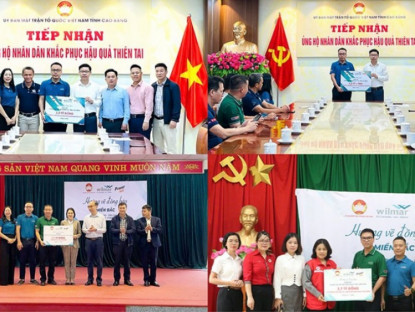 Thông tin doanh nghiệp - Wilmar CLV trao tặng 15 tỷ đồng hỗ trợ người dân các tỉnh miền Bắc và miền Trung khắc phục hậu quả sau bão lũ