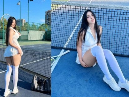 Thể thao - Mỹ nhân tung loạt ảnh gợi cảm với trang phục tennis, không thua kém pickleball