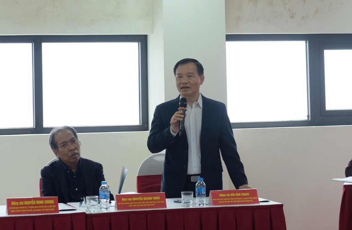 Liên hiệp các Hội Văn học nghệ thuật Việt Nam tổ chức Hội nghị lấy ý kiến góp ý dự thảo các Văn kiện Đại hội XIV của Đảng - 7