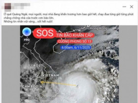 Bão số 13 cấp 15, giật trên cấp 17: Cộng đồng mạng “nín thở” chạy bão cùng đồng bào miền Trung