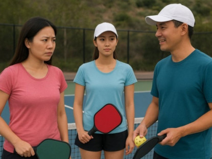 Thể thao - Bi hài chuyện sợ chồng &quot;mê vợt hơn mê vợ&quot;, chị em đòi ra sân pickleball giám sát