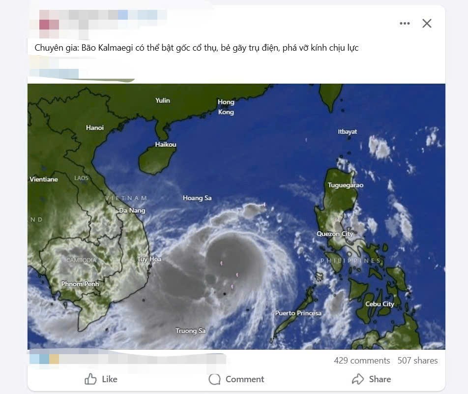 Bão số 13 cấp 15, giật trên cấp 17: Cộng đồng mạng “nín thở” chạy bão cùng đồng bào miền Trung - 2