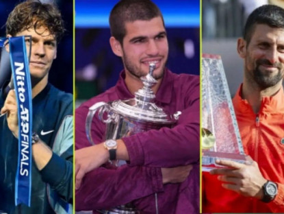 Thể thao - Alcaraz chung bảng &quot;tử thần&quot; với Djokovic, Sinner dễ thở ở ATP Finals 2025