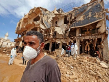 Thế giới - Vụ vỡ 2 đập liên tiếp do bão ở Libya, &quot;núi nước&quot; xộc xuống khiến hơn 4.000 người thiệt mạng