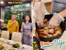 Bạn gái kém 18 tuổi của NSƯT Chí Trung nấu ăn linh đình đãi người yêu, toàn món hút mắt chẳng thua nhà hàng xịn