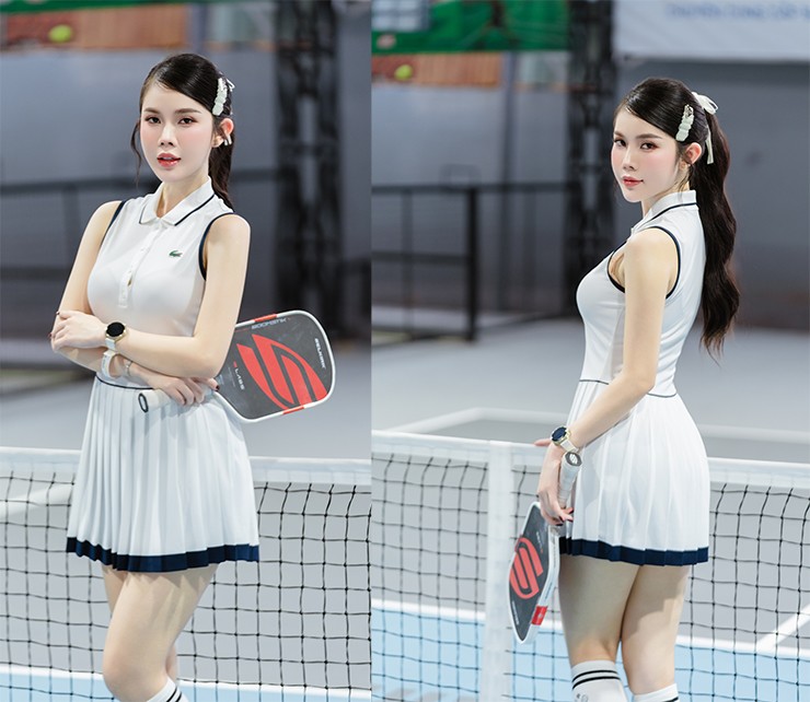 Á hậu Hồng Hạnh cùng 140 người đẹp “đại náo” giải pickleball 200 triệu đồng - 12