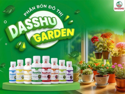 Thông tin doanh nghiệp - Dasshu ra mắt bộ sản phẩm phân bón đô thị Dasshu Garden