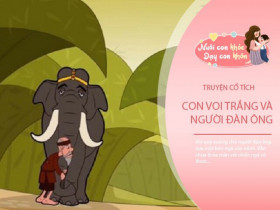 Truyện cổ tích: Con voi trắng và người đàn ông vô ơn