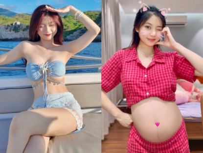 Gia đình - Tiểu thư Sài thành khoe bụng bầu vượt mặt với chồng đại gia, nhóc tỳ được kỳ vọng hưởng gen từ mẹ hoa khôi