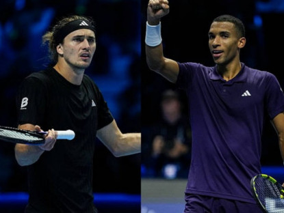 Thể thao - Video tennis Zverev - Auger Aliassime: Tie-break định đoạt, hẹn đấu Alcaraz (ATP Finals)
