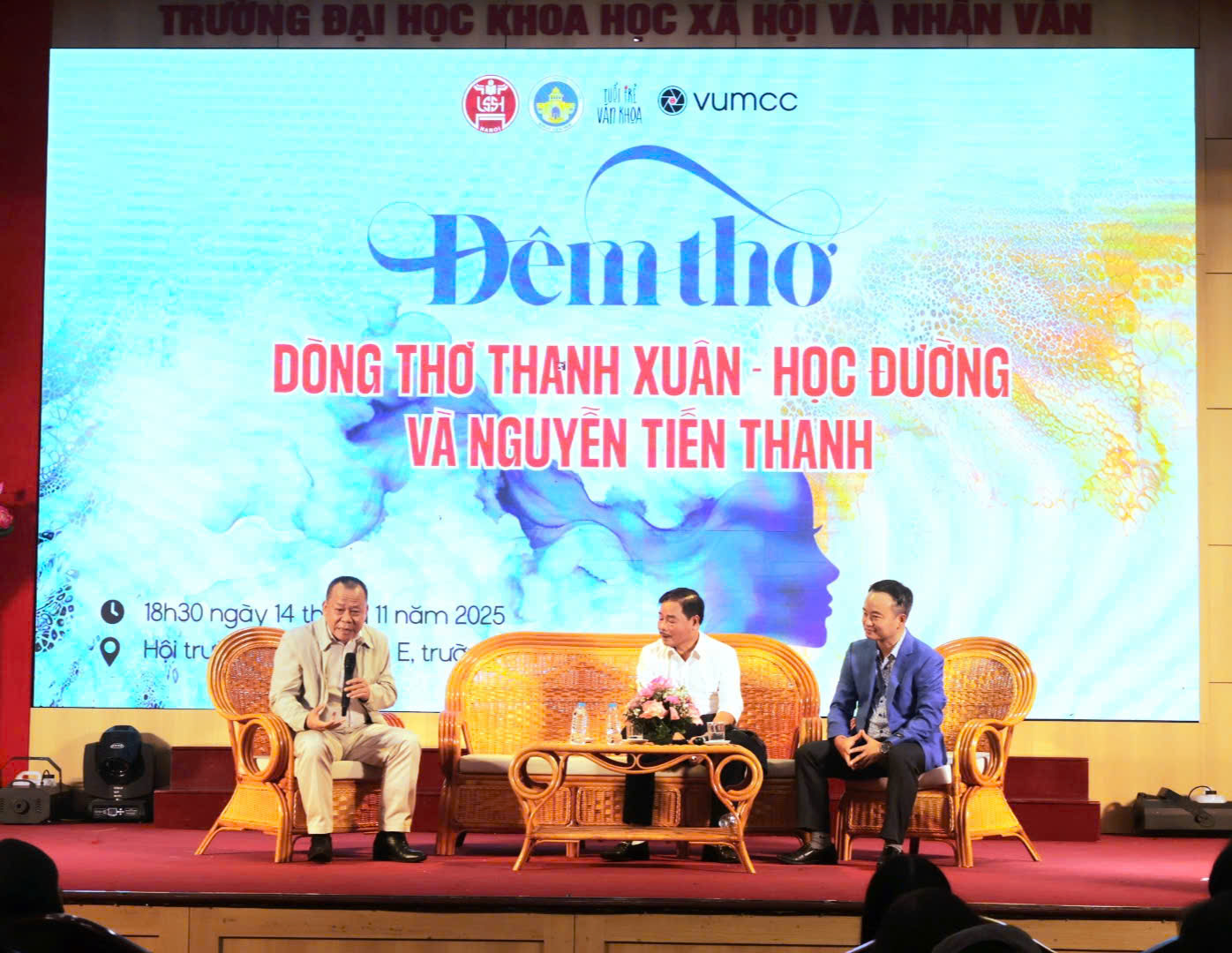 Đêm thơ “thanh xuân - học đường và Nguyễn Tiến Thanh”: Cuộc hội ngộ thấm đẫm hoài niệm - 6
