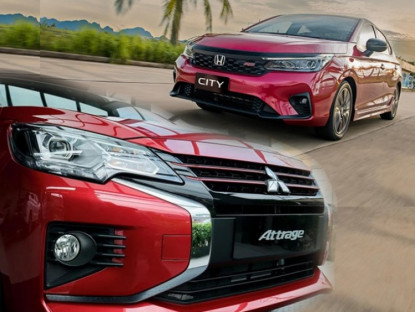Video - Ngân sách 500 triệu đồng mua sedan chọn Mitsubishi Attrage hay Honda City?