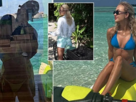 Người đẹp quần vợt khoe ảnh nhạy cảm với bạn trai trên du thuyền