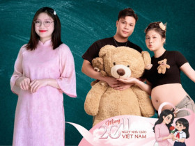 Gặp cô giáo 10X xinh đẹp sau 1 tháng sinh con: Thật kỳ diệu khi vừa đồng hành cùng học trò, vừa cảm nhận cử động của em bé