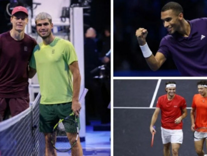 Thể thao - Sinner - Alcaraz cùng tạo mốc &quot;khủng&quot;, tuyệt đỉnh Auger-Aliassime (Bảng xếp hạng tennis 17/11)