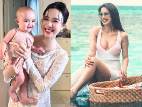 MC trẻ xinh nhất VTV chi 1 tháng lương trùng tu nhan sắc sau sinh, khoe con gái nuôi lai Tây cực phẩm