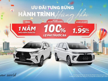 Thông tin doanh nghiệp - Veloz Cross chiếm ưu thế với khuyến mại đến 100% thuế trước bạ và 1 năm bảo hiểm trong tháng 11