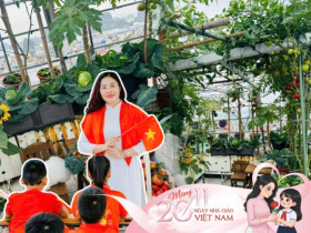 Cô giáo Quảng Ninh chi hơn 100 triệu trồng rau nuôi gà trên sân thượng: Ở trường gieo yêu thương, về nhà gieo mầm