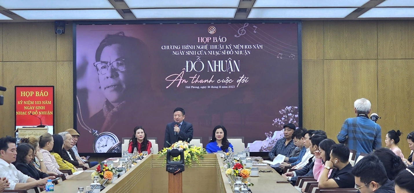Hải Phòng: Giới thiệu Chương trình nghệ thuật Kỷ niệm 103 năm Ngày sinh của cố Nhạc sĩ Đỗ Nhuận: “Đỗ Nhuận – Âm thanh cuộc đời” - Cây đại thụ trong nền âm nhạc Việt Nam - 1