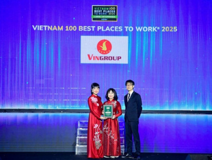 Thông tin doanh nghiệp - Vingroup thăng hạng trong Top 10 Nơi làm việc Tốt nhất Việt Nam năm 2025