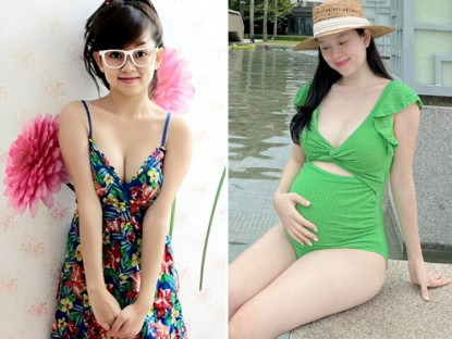 Gia đình - Hot girl màn ảnh VTV mang bầu con thứ 3 với chồng làm trong ngành công an, càng đẻ càng giàu, con trai riêng khôi ngô