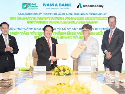 Thông tin doanh nghiệp - Nam A Bank và GCPF ký kết biên bản ghi nhớ: Phối hợp nghiên cứu khung tài chính thích ứng biến đổi khí hậu từ năm 2026