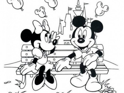 Gia đình - Tranh tô màu chuột Mickey, người bạn nhỏ truyền cảm hứng sáng tạo cho bé