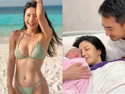 Gia đình - Người đẹp mất sự nghiệp vì lộ ảnh nhạy cảm, vừa sinh con thứ 2 với chồng đại gia, con trai lớn ôm em nhỏ cực yêu