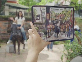 Trải nghiệm di sản số “Việt Nam Diệu Sử” tại Văn Miếu - Quốc Tử Giám