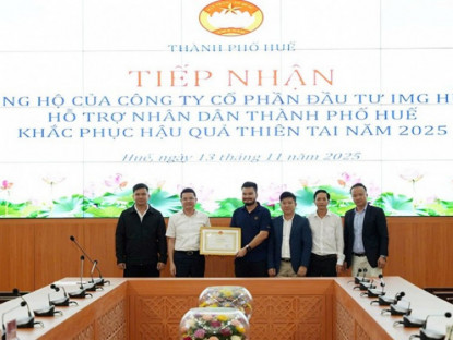 Thông tin doanh nghiệp - IMG Huế - chủ đầu tư An Cựu City đồng hành cùng chính quyền thành phố Huế khắc phục hậu quả thiên tai 2025