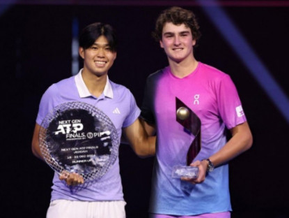 Thể thao - Tay vợt gốc Việt Learner Tien trước cơ hội &quot;làm trùm&quot; ở Next Gen ATP Finals