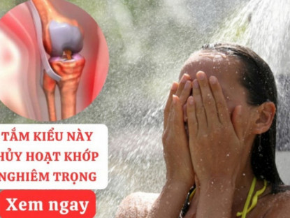 Thông tin doanh nghiệp - Thói quen tắm nguy hiểm khiến xương khớp “kêu cứu”